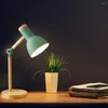 Tafellampen Nordic Bureaulamp Oogbescherming Minimalistisch Slaapkamer Houten Lezen Nachtkastje Wonen Creativiteit Kunstkamer Z8D7