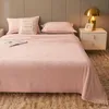 Dekens Deluxe microvezel flanellen deken effen kleur vilten laken bank sprei deken voor herfst winter decoratieve beddekens