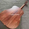 Custom 41 Inch D45M Dreadnought All Mahogany Wood Acoustic Guitar in Vintage Color