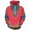 Customized Hoodies & Sweatshirts Mens Hoodie Pink African Traditional Unisex Casual Sports Sweater