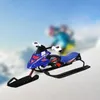 Sledding Sled with Steering Wheel and Handle and Twin Brakes Ski Car Sled for Winter Sport Children Adult 231023