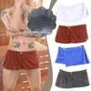 Sous-vêtements Sexy Shorts Peignoir Serviette De Bain Bord Doux Ouvert Pyjama Pour Hommes Nager Épais 18 Jumpers Plage Douche Ad Y7V8