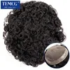 Perucas das crianças dos homens 20mm encaracolado peruca fina mono masculino prótese de cabelo peruca 100 indiano humano 7 "peruca exhuast sistemas 231024