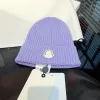 럭셔리 디자이너 비니 단색 여성과 남성 보닛 모자가없는 Bonnet Hat Classic Letters 세련된 멀티 컬러 가을과 겨울 마모