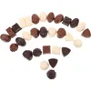 Feestdecoratie 30 stuks Desktop Nep Chocolade Ornamenten Bar Rekwisieten Chocolade Bulk Multifunctioneel Interessant Decor Pvc Maker Faux Dessert