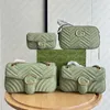 AAAAA VROUWEN luxe ontwerpers tassen echt lederen crossbody schoudertassen VROUW portemonnee mode Handtas messenger met DOOS Fruit groen