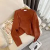 Designer Jumper Sweaters vrouwen breien trui kleding mode pullover vrouwelijke herfst winter kleding dames wit losse lange mouwen elegante casual top s-l