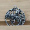 Pendant Necklaces 10pcs Zinc Alloy Vintage Animal Viking Dragon DIY Jewelry Accessories