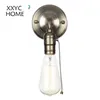 Applique L Pull Rod Switch LED Chrome Plaqué Loft Style Rétro Fer Chambre Chevet Escalier Pendentif