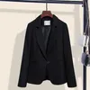 Women's Suits Blazers Office Lady Suit Jacket Black Blazer Womens Coat Autumn Winter Formal Work Suit Pocket Classic Slim Casual Long Blazer Dress231023