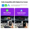 Ny bil trådlös carplay android auto modul för Lexus es 2013-2022 med spegel länk airplay bilspelfunktioner siri röst