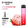 TASTEFOG GRAND 4000 PUFFSDempbare e-sigaretten Pod-apparaatkit 650mAh Batterij 2% 5% 12 ml voorgevulde cartridge Vape Stick Pen PUFF 4000 12 kleuren