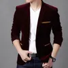 Mens Suits Blazers High Quality Male Singlebreasted Jackets Men Corduroy Suit Smart Casual Slim Dress SuitsAnd Coats 4X 231023