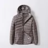 Top Grade Women's Winter Down Warm Jackets New Arrivals Autumn/Winter Female Hat Detachable Ultralight Thin Outwear