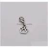 Charms 100 Stuks Holle Hond Poot Drijvende Kreeft Sluitingen Charm Hangers Sieraden Maken Diy Handgemaakte Ambachtelijke 11X27Mm Antieke Sier Sieraden Jood Dhcm0