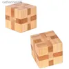 Other Toys Wooden Kong Ming Lock Lu Ban Lock IQ Brain Teaser Educational Toy for Kids Children Montessori 3D Puzzles Game Unlock Toys AdultL231024