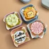 Cups Dishes Utensils Divided Lunch Box With Lid Fresh-Keeping Lunch Box Leak-Proof Picnic Box Cake Box Children's Cutlery Free Custom 231024