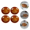 Plates Round Shaped Bowl Sauce Dishes Dipping Small Wooden Bowls Serving Mini Dinnerware