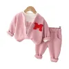 Sets Hotsell New Fashion Spring Autumn Kleinkind Baby Girls Anzug Anzug Kinder Jungen Kleidung Sets Cartoon Kinder Kleidung Sets 3pcs Mantel