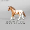 Andra leksaker realistiska vilda djurmodeller hästdjur Appaloosa Arabian Horse Action Figure Education Collection Figurin Toys for Kidl231024