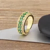 Cluster Ringen AIBEF Mode Licht Luxe 6 Kleuren Strass Opening Verstelbare Vergulde Koperen CZ Vrouwen Sieraden Mooie Minnaar Gift