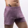 Unterhosen Männer Trunks Pyjama Klassische Streifen Homewear Shorts Sommer Elastische Taille Hosen Casual Bottom Nachtwäsche Atmungsaktive Lose Nachtwäsche