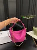 Högkvalitativa Luxurys Designers Lowewe Tote Bag Fashion Womens Crossbody Clutch Handväska Totes Purse Classic Leather Geometry Bag Ladies Wallet 27*16cm med låda