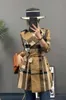 Casacos de Trench Femininos Estação Europeia Counter Authentic Xadrez Windbreaker Casaco Médio Comprimento Estilo Britânico 2023 Primavera e Outono High End Luxury