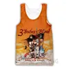 Débardeurs pour hommes CAVVING 3D imprimé Harajuku Vest Summer Undershirt Chemises Streetwear pour hommes / femmes