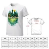 Polos pour hommes Geo Forest T-Shirt surdimensionné t-shirts séchage rapide chemise personnalisée vêtements pour hommes