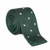 Strikjes Breien Heren 5CM Dot Tie Accessoires Hals Bordeaux Volwassen Shirt Voorgebonden Krawatte Party Zwart Klassiek 109