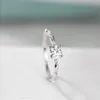 Fedi nuziali Trumium Real 0,5 Ct D Anelli di fidanzamento con diamanti colorati per le donne S925 Fedi nuziali in argento sterling Gioielleria raffinata 231023