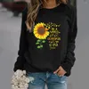 Felpe con cappuccio da donna Farfalla Stampa girasole Felpa con cappuccio girocollo a maniche lunghe Felpe estetiche da donna Abiti Kawaii Top oversize T-shirt