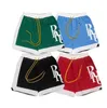 Designer Shorts Rhude Shorts Summer Fashion Beach Pants Men High Quality Street Wear Pants Mens Short Us Siize: S-XL A8