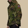 Men's Down Parkas Designer Canadian Winter Hoodied Outdoor Canada Jacket Couple Black Camouflage Goose Coat Suya