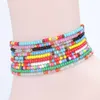 Fashiom Colorful Sea Beadブレスレットサマービーチサーフィン自由hohoげたブレスレットバンドル