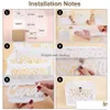 Inne imprezy imprezowe Zapasy naszej lęki DIY White Wedding Card Box z blokadą PVC Graduation Idealne na wesela Urodziny dla dzieci