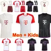 Homme Jeunesse 23 24 Club Soccer Joshua Kimmich Jersey Set Kingsley Coman Sven Ulreich Manuel Neuer Leon Goretzka Jamal Musiala Thomas Muller Maillot de football Kits BaiRen