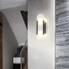 Lampa ścienna LED Nowoczesne złote lekkie kinkiety do salonu korytarza sypialnia sypialnia nocna schodowa Wewnętrzna dekoracja domu