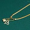 Pendant Necklaces The Romance Of Action Lock Your Heart And Not Separate From You Couple Necklace Having A Long Happiness Meaning