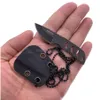 Pendant Necklaces Mini Outdoor Cam Survival Stainless Steel Necklace Portable Self Defense Fruit Knife N446 Drop Delivery Jewelry Pen Oth0T