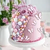Outils de gâteau, boules vertes abricot, décorations DIY, cupcakes pour fête prénatale, mariage, baptême, filles et garçons
