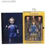 Outros brinquedos NECA Chucky Action Figure Child's Play Good Guys Ultimate Variant Chucky Movie Role Figure Collectible Model Toy Christmas GiftL231024