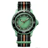 Ocean Watch Mens 시계 바이오 세라믹 자동 기계적 시계 고품질 풀 기능 태평양 남극 해양 인도 시계 디자이너 운동 시계