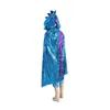 cosplay eraspooky guld jura dinosaurier cosplay barn halloween kostym för barn dinosaur huva capes carnival party longcloak bojkosplay