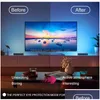 Bandes LED Bande lumineuse RVB Ruban flexible Fita 60 LED / M avec télécommande 1M 2M 4M 5M Lumières de livraison directe Éclairage de vacances Dhx4S