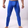 Mannen Thermisch Ondergoed Sexy Lange Onderbroek Mannen Broek Ijs Zijdeachtige Panty Leggings Broek U Bolle Zak Worstelen Singlet