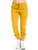 Calças femininas s carga senhoras cintura baixa trabalho casual combate leggings calças corredores plus size roupas 2023 231023
