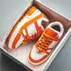 Sukienka buty 2023 Projektanci Sneakers Sneakers Zima Orange Luksusowe luksusowe mężczyzn swoboda biała platforma marki do koszy Hommes 231024