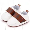Роскошная обувь для новорожденных, модная обувь Prewalker, кожаные повседневные кроссовки для мальчиков и девочек, противоскользящая дизайнерская детская обувь, первые ходоки для малышей